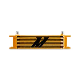 Mmoc-10-8gd Mishimoto Universal 10-row Oil Cooler -8an Gold Mmoc-10-8gd Mishimoto Universal 10-row Oil Cooler -8an Gold