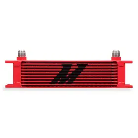 Mmoc-10rd Mishimoto Mmoc 10rd Universal 10 Row Oil Cooler Red