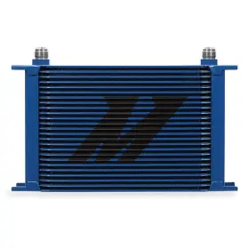 Mmoc-25bl Mishimoto For Universal 25 Row Oil Cooler - Blue
