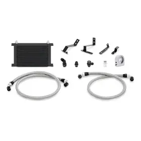 Mmoc-cam8-16bk Mishimoto Oil Cooler Non-low Temp Thermostatic Fits Chevy Camaro Ss 2016 Black