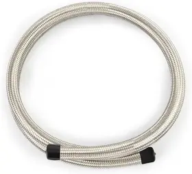 Mmsbh-1072-cs Mishimoto Stainless Steel 10an Braided Line 6ft - Silver