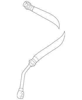 Mr431080 Mitsubishi Genuine Oil Cooler Hose