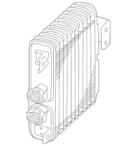 Mr464630 Mitsubishi Genuine Oil Cooler