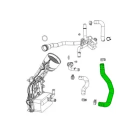 68504390aa Mopar Engine Coolant Water Outlet Tube