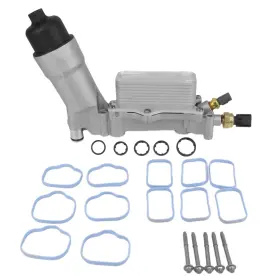 68105583aflv1 Munik Aluminum Engine Oil Cooler&oil Filter Housing Adapter For 2011-2016 Jee