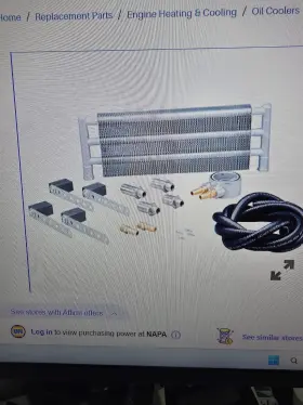 Atp-17505 Napa Engine Oil Cooler Atp 17505