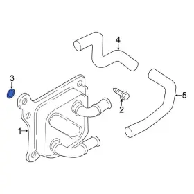 150663ta2a Nissan Oe For Altima 2013-2024 Engine Oil Cooler O-ring