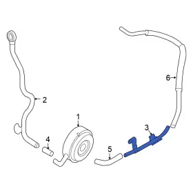 21306ja12a Nissan Oe For Altima 2007-2012 Engine Oil Cooler Line