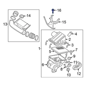 0815661633 Nissan Oe 815661633 For Maxima 2000-2023 Engine Oil Cooler Bolt