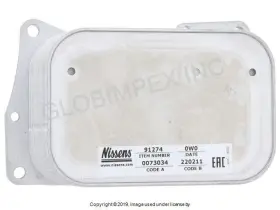 91274 Nissens For Mercedes 2011-2019 Engine Oil Cooler 1 Year Warranty
