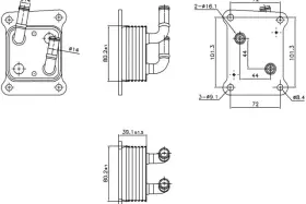 91453 Nissens Genuine Engine Oil Cooler