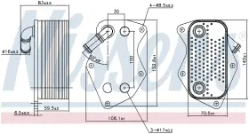 90809 Nissens North America Oil Cooler