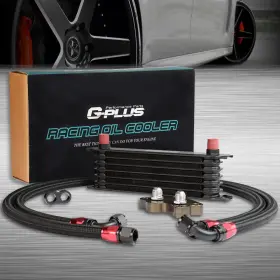 02egz1101abk Pit66 Fit For 01-2006 Bmw Mini Cooper S Supercharger R53 7 Row 10an Engine Oil Cooler