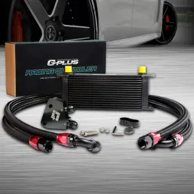 Ult25102044 Pit66 Fit For Ls1 Ls2 Ls3 16 Row Engine Oil Cooler 10an Male Sandwich Plate Adapter