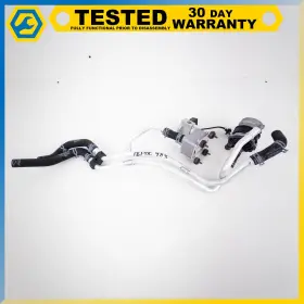 Porsche 7p0.117.021.c 15-18 Cayenne Hybrid Auxiliary Pump Oil Cooler Heat Exchanger With Hose Oe