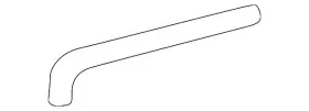 996-106-230-53 Porsche Genuine 1999-2005 911 - Breather Tube