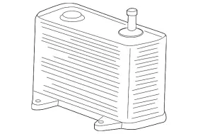 996-107-025-73 Porsche Genuine Oil Cooler
