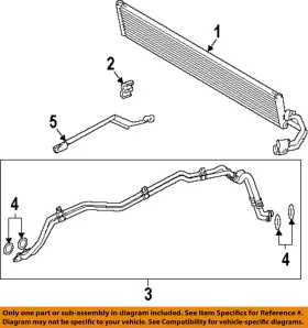 97010641600 Porsche Oem 10-16 Panamera Cooling Trans Oil Cooler-support
