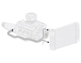 Right Stuff Vtc7601 Steel Transmission Cooler Lines