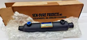 1129-12-5 Sen-dure Heat Exchanger 1 1/4 Water Ports 3/8 Npt Oil