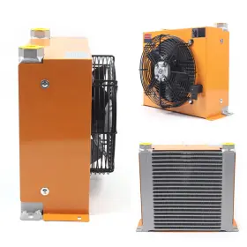 Ah1012t-ca Senderpick Industrial Hydraulic Oil Cooler With Heat Dissipation Flow Fan Radiator 100l/m 110v