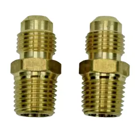 Oclf01 Shafers Classic Reproductions 1955-1957 Chevy Transmission Oil Cooler Line Fittings 2pcs -new