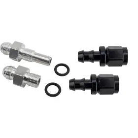 9101344 Speedway Motors 4l80e Trans Adapter Fittings 6an To 1/4 Inch And Push-on