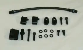 81054bk Top Street Performance Gm Ls Steam Vent Kit Fitting/hardware/hose 2 Corner Black