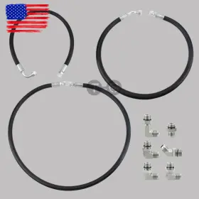 Topgearsltd 710422575733 Transmission Cooler Lines For 06-10 Chevy/gmc 6.6l Duramax With Adapters