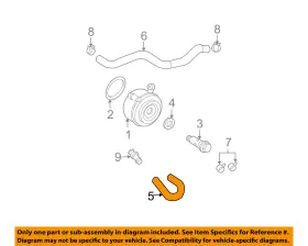 1577762020 Toyota Oem 00-04 Tundra-engine Oil Cooler Hose