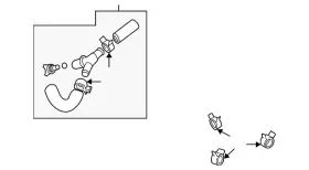 16267-28080 Toyota Genuine Hose And Tube Assembly