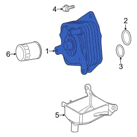 15710f4010 Toyota Oe For Tundra 2022-2024 Engine Oil Cooler