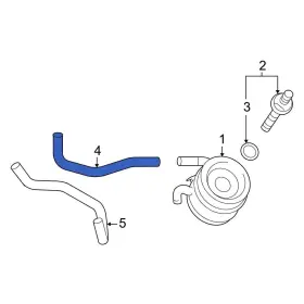 1577731010 Toyota Oe For Tacoma 2005-2015 Upper Engine Oil Cooler Line