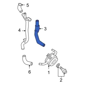 1577750100 Toyota Oe For Tundra 2007-2009 Engine Oil Cooler Line