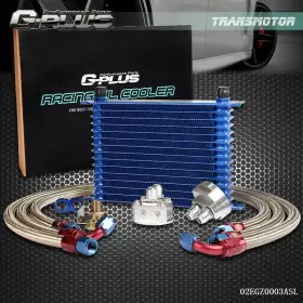 Tra02055 Transmotor2013 New Universal 15 Row An10 Aluminum Engine Oil Cooler Filter Relocation Kit