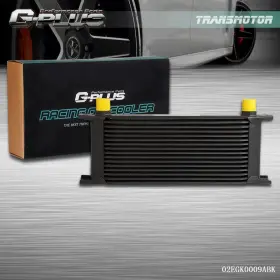 Tra030715 Transmotor2013 Universal 16 Row An10 Aluminum Transmission Engine Oil Cooler Black