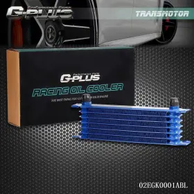 Tra03075 Transmotor2013 New Universal 7 Row An10 Aluminum Transmission Engine Oil Cooler Blue
