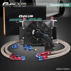 Tra1006 Transmotor2013 Fit For Twin Turbo 135 E82 335 E90 E92 E93 N54 25 Row Oil Cooler 7 Inch Fixed Fan