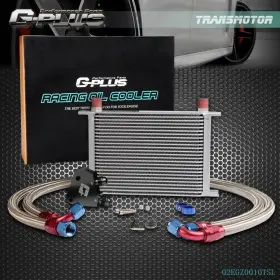 Tra1662548 Transmotor2013 25 Row An10 Engine Oil Cooler Silver Sandwich Plate Fit For Ls1 Ls2 Ls3