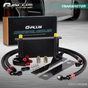 Trans04010-506 Transmotor2013 Fit For 01-05 Subaru Impreza Wrx/sti 19 Row An10 Aluminum Engine Oil Cooler