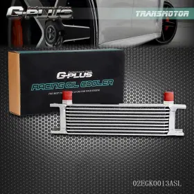 Trans0721-462 Transmotor2013 10 Row An-10an Universal Engine Aluminum Transmission Oil Cooler Silver Radiator