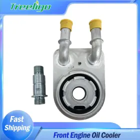 4884757ae Treeligo Front Engine Oil Cooler For Dodge Journey Jeep 2007-2015 Silver