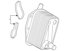 31339939 Volvo Genuine Engine Oil Cooler