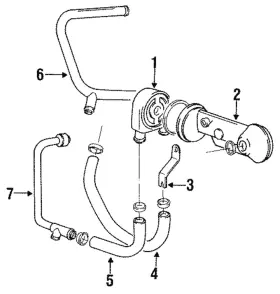 9161383 Volvo Genuine Hose