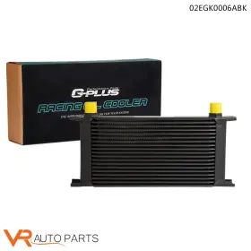 Zp-02egk0006abk Vr Auto Parts Universal 19 Row Racing Engine Transmission 10 An Oil Cooler Black Factory Style