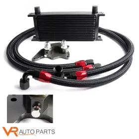 Zp-02egz1105abk Vr Auto Parts 16 Row An10 Engine Aluminum Oil Cooler Fit For 2006-12 Bmw Mini Cooper S Turbo