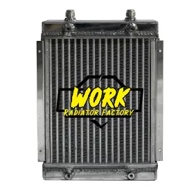 A1643y-1-us Work Full Aluminum Universal 25 Row Dual Pass Oil Cooler Mmoc-25dp Silver