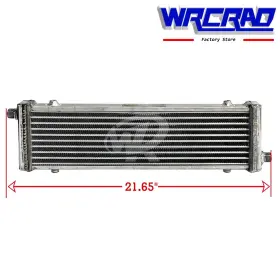 01egb051bsl Wrcrad Universal Cross Flow Bar And Plate Oil Cooler Large Core 18.5 Inch X5.5 X1.58 Aluminum
