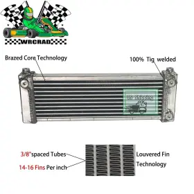 Fc3s Wrcrad 1986-1992 Rx-7 Aluminum Oil Cooler For 1986 1992 1987 1988 1989 Mazda Rx7 S4 S5 13b