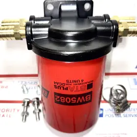 Bw5082 Wvoheater.com Fr3383 4 Port Inline Coolant Filter Kit For 5/8 Inch Hose No Baldwin Bta